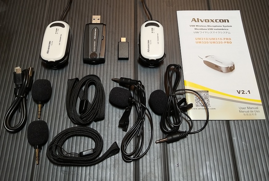 誕生日/お祝い Alvoxcon 無線マイク UM320Pro 2セット sushitai.com.mx