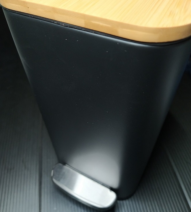 SIDIANBAN ふた付きゴミ箱 5L ペダル式（黒）