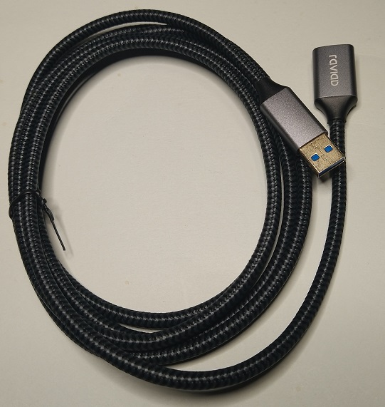 RAVIAD USB 延長ケーブル 2M USB3.0 延長ケーブル 5Gbps高速データ転送 タイプAオス – タイプAメス グレー 2m