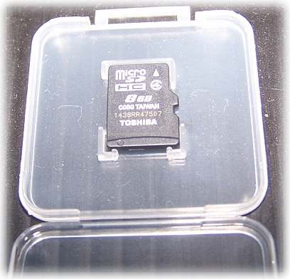 東芝製 Class 4 8GB microSDHCカード