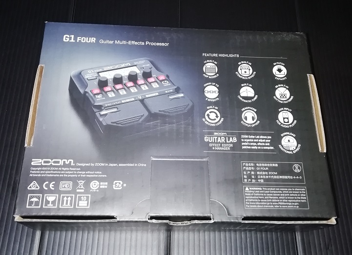 ZOOM G1 FOUR （箱裏）