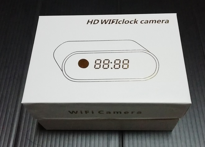 WiFi 隠しカメラ時計型 1080P高画質（箱）