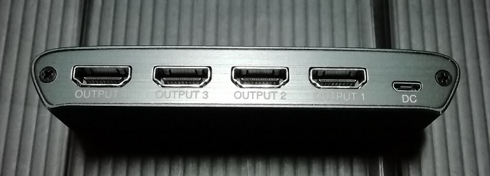 MESEVEN HDMI分配器 1入力4出力（アウトプットとUSB電源端子）