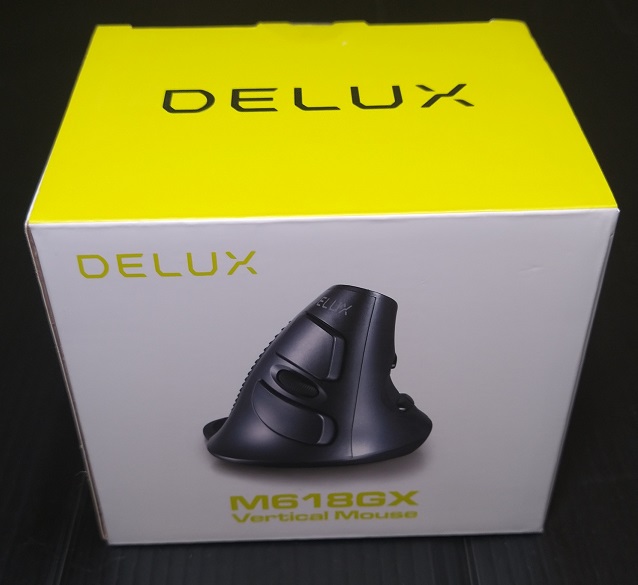 DELUX エルゴノミクスマウス ワイヤレス （M618 GX）(箱)
