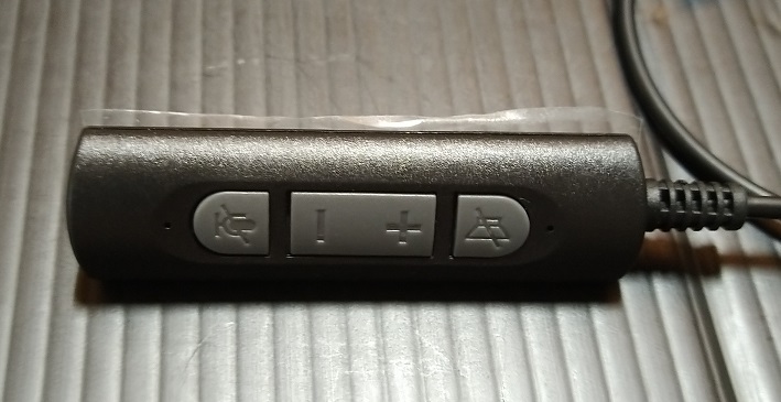 AoiNaka ステレオヘッドフォン マイク付きヘッドセット USB&3.5mm 4極両用（USBコントローラ）
