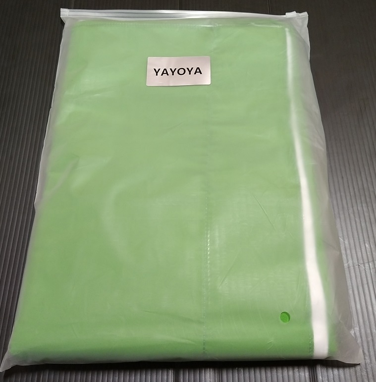 YAYOYA 背景布 白緑 グリーンバック クロマキー用 リバーシブル 1.5mx2m（パッケージ）