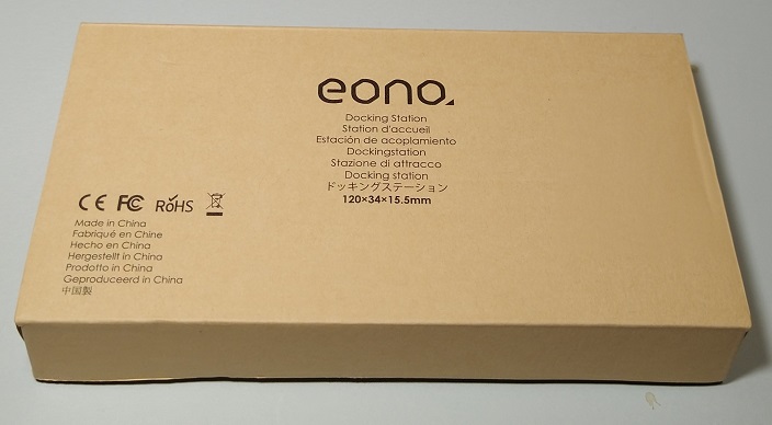 Eono(イオー ノ) 4ポート USB3.0ハブメタル ケース付き（箱）
