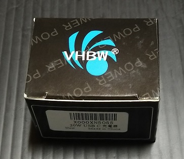 VHBW USB C 充電器 20W 充電器 タイプc PD3.0急速（箱）