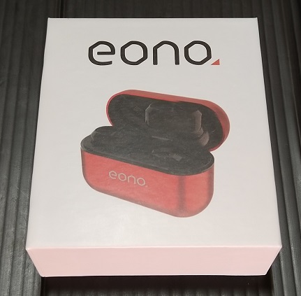 Eono(イオーノ) Bluetoothイヤホン IPX7防水仕様 USB-C急速充電対応(赤)（箱）