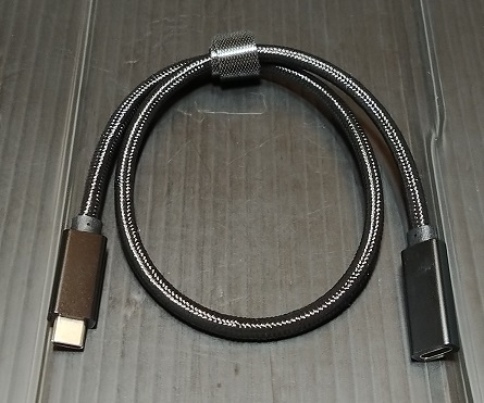 wuernine USB Type C延長ケーブル 0.5m（本体）