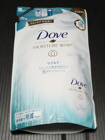 Dove(ダヴ) うるおいホイップ 泡ボディウォッシュ マイルド ボディソープ 詰替え用 430g×3個 おまけ付き ボディーソープ 微香性