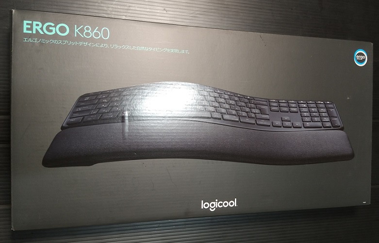 ロジクール ERGO K860 キーボード Unifying ワイヤレス bluetooth（箱）