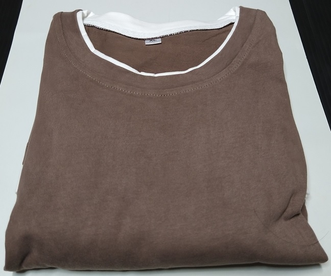 Tシャツ 綿100％ メンズビッグシルエット レイヤード SETSUGEN