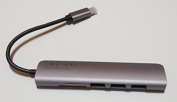 WALNEW USB Type Cハブ 6in1 USB 3.0ポート4個 TFカードSDカード
