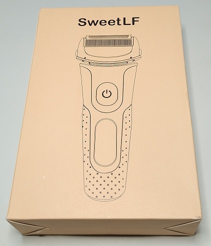 SweetLF 電気シェーバー USB充電式 IPX7防水 電池残量表示トリマー付き (Blue)（箱）
