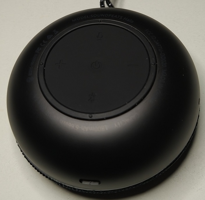 SOUNDPEATS Halo Bluetooth5.0 スピーカー（本体底面）
