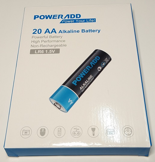 単3形アルカリ乾電池 20本入り 1.5vAA電池 2700mAh（箱）
