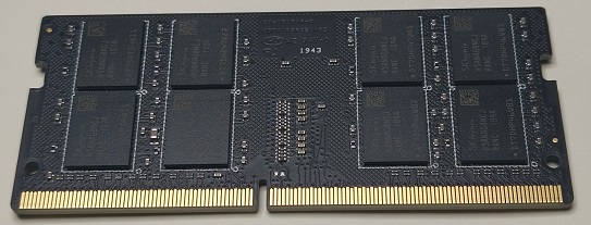 KLEVV ノートPC用 メモリ PC4-25600 DDR4 3200 32GB x 1枚 260pin SK hynix製（裏）