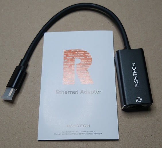 RSHTECH USB LAN変換 アダプター 2.5G RSHTECH USB C 有線LANアダプター アルミ製