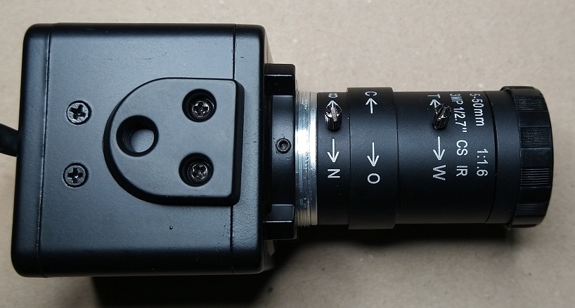 Autocastle ELP 4K Webカメラ 光学ズーム 可変焦点レンズ 5-50mm（本体底とリング調整）