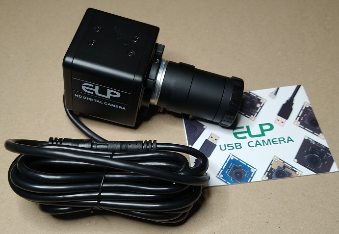 Autocastle ELP 4K Webカメラ 光学ズーム 可変焦点レンズ 5-50mm（本体と添付品）