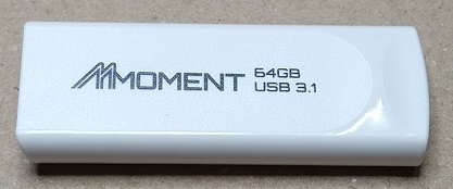 MMOMENT MU39 USB3.0 メモリ 64GB スライド式（本体表）