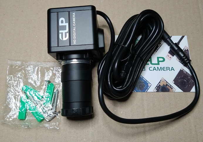 Autocastle ELP 100fps 光学ズームWebカメラ 200万画素 CMOS OV2710 1080p30fps（本体と添付品）