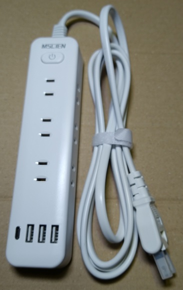 Mscien 延長コード 2m 電源タップ usb コンセントタップ 9個AC口 4個USBポート（3 Type-A&1 Type-C）