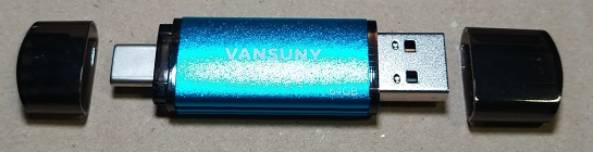 Vansuny USBメモリ Type C 64GB（本体）