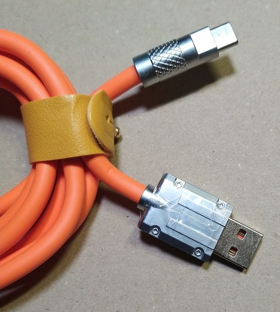 LUCKYDUO USB Type C Type Aケーブル 1.5m 6A 120W急速充電 PD4.0QC4.0対応 亜鉛合金 シリコン素材 高速データ転送