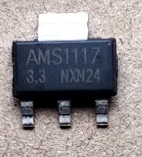 YMS PARTS 三端子レギュレータ AMS1117 SOT-223 (10, 3.3V)