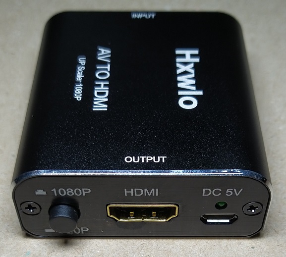 Hxwlo RCA to HDMI 変換コンバーター（HDMI側）
