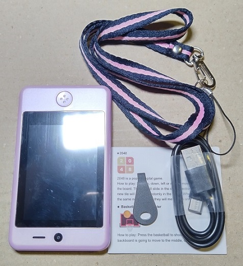 PTHTECHUS® 子供向け音楽携帯 教育 電話おもちゃ キッズフォン 3.8インチタッチパネル