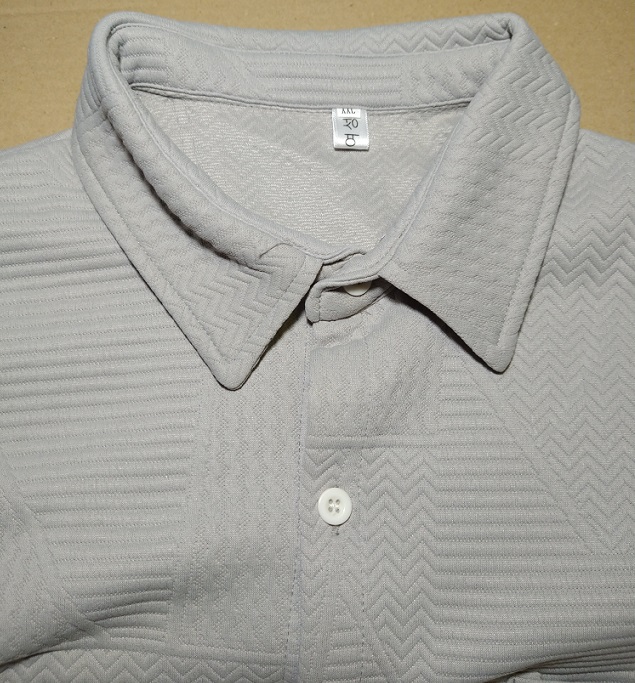 VICALLED メンズ シャツ 長袖 開襟シャツ 無地 大きいサイズ カジュアル オープンカラー