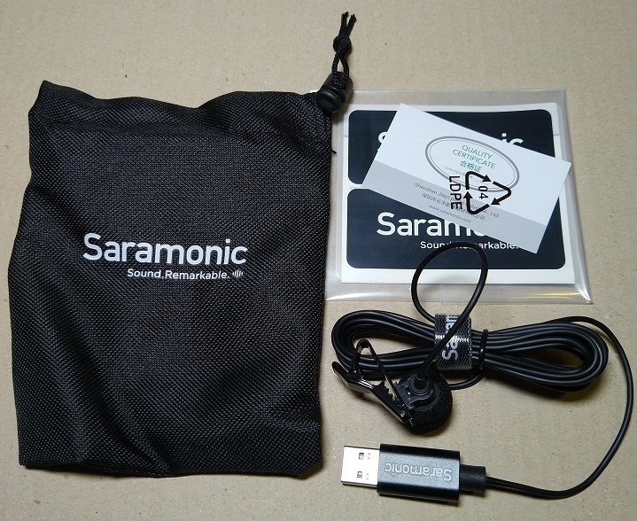 Saramonic SR-ULM10 コンデンサーマイク 2m