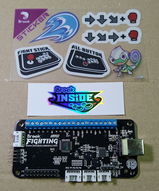 Brook Universal Fighting Board Fusion with Sticker-UFB+UP5 ユニバーサルファイティングボード アーケードコントローラー用変換基板
