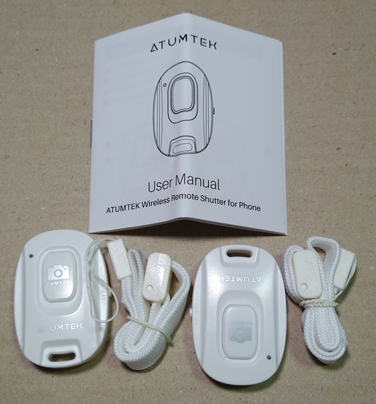 ATUMTEK Bluetoothリモコンシャッター 2パック