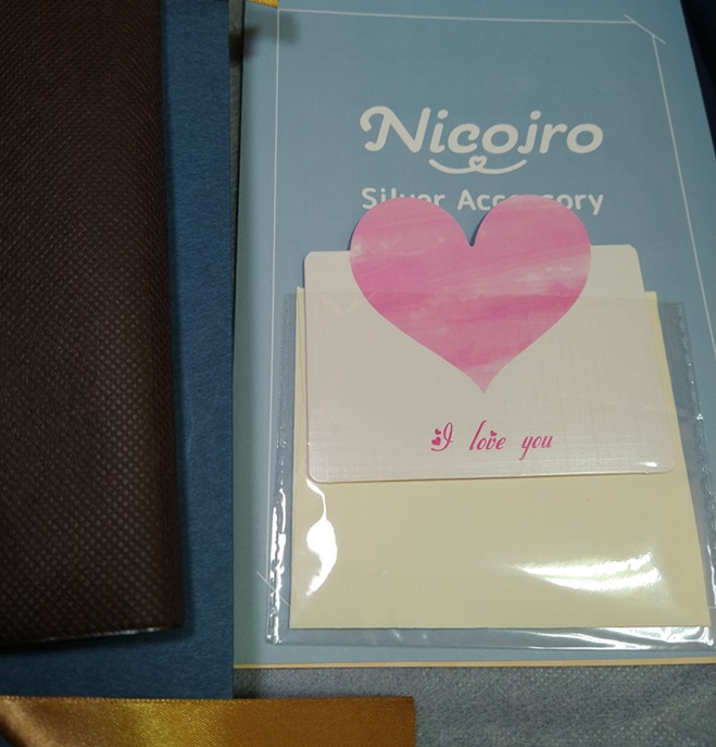 Nicoiro ペアネックレス 永遠の愛を誓うメビウスデザイン S925（メッセージカード類）