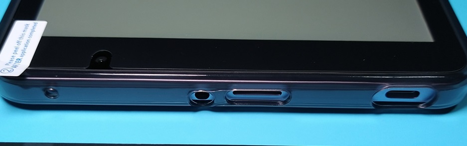 8インチタブレット UMIDIGI G1 Tab mini（USBやヘッドフォン端子部分）