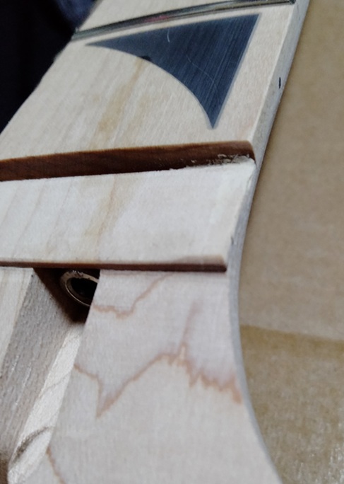 Yinfente エレキギターネック 24フレット25.5インチ メープルウッド