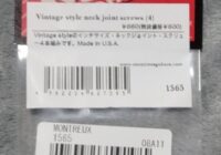 MONTREUX Vintage style neck joint screws (4) [1565]